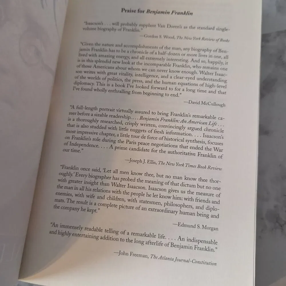 Benjamin Franklin: An American Life by Walter Isaacson‎